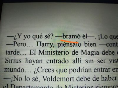bramó
bramó él
Keywords: dijo;mal