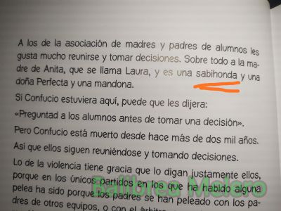 Sabihonda
Es una sabihonda y una doña Perfecta
Keywords: insulto;enfado;discusión