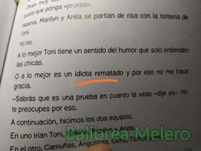idiota rematado
o a lo mejor es un idiota rematado
Keywords: insulto