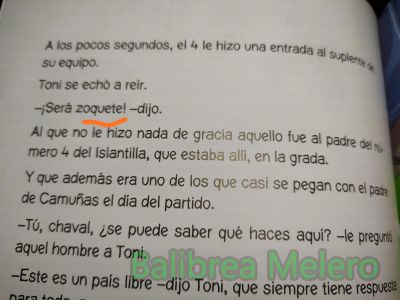 zoquete
será zoquete
Keywords: insulto