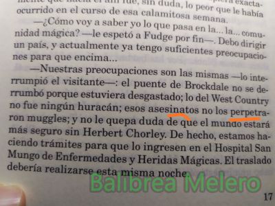 perpetrar
el asesinato no lo perpetraron muggles
Keywords: pelea;muerte;acción