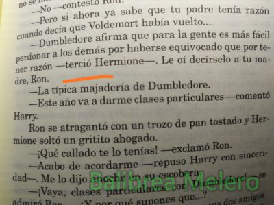 terció
-terció Hermione
Keywords: dijo