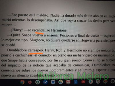 Se escandalizó
-se escandalizó Hermione
Keywords: dijo