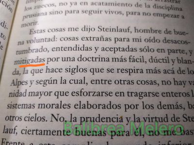 mitigadas
mitigadas por una doctrina más fácil

1. tr. Moderar, aplacar, disminuir o suavizar algo riguroso o áspero. U. t. c. prnl.
Keywords: bajadas;disminuidas