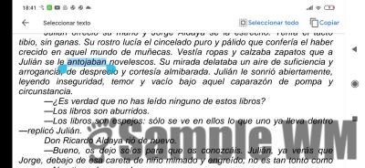 antojaban
se le antojaban novelescos
Keywords: parecer,creer;comparación;sensación;descripción
