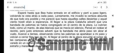 invadió 
me invadió la certeza absurda de que todo era posible
Keywords: sentir;sentimiento