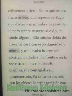 ufanía
Ella misma debía de creer tal cosa con espontaneidad y ufanía.

1.
[persona] Que presume de sí mismo o se muestra orgulloso de poseer cierta cosa o de ser algo.
"está muy ufana con su vestido de seda y sus joyas"
2.
[persona] Que está o se muestra satisfecho y contento.
Keywords: sentimiento;creer