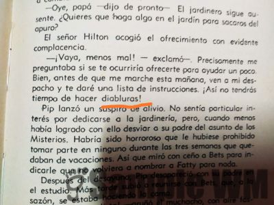 diablura
no tendrás tiempo de hacer diabluras
Keywords: Blyton;Enid;travesura;molestar;diablura