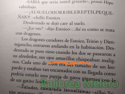 chispeaban
sus ojos amarillos chispeaban malignos
Keywords: miró
